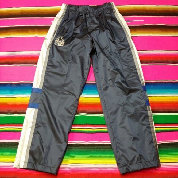 Vintage Kappa Tracksuit Set Top & Pants Men S Logos 90s Retro Swishy Japan Made - Picture 14 of 16